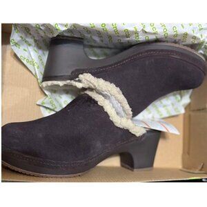 Crocs Women's Sarah Lined Clog Mule Espresso US7